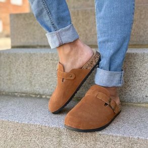 Slipper morph cognac ruskind str. 36-41