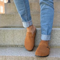 Slipper morph cognac ruskind str. 36-41