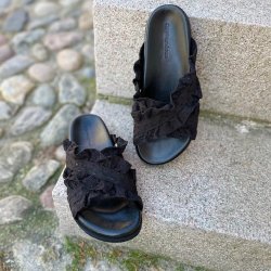 Sandal DAYSI tekstil/ skind str. 36-41