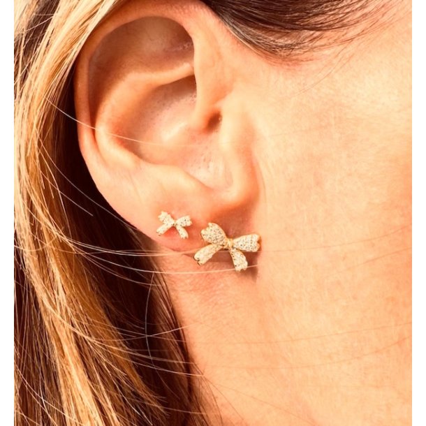 reringe sljfe stor DARLING BOW  Forgyldt Slv