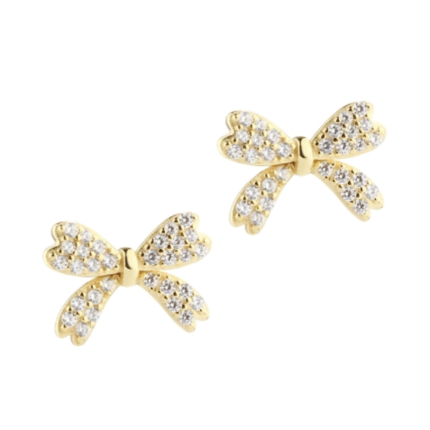 reringe sljfe stor DARLING BOW  Forgyldt Slv