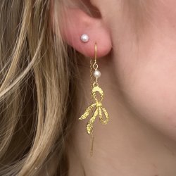 retrde hanging bow forgyldt slv 