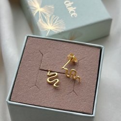 restikker snake forgyldt slv