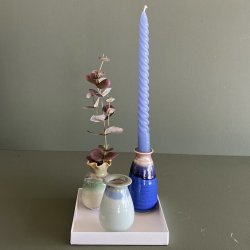 Vase Midi keramik fuld glace 10-12 cm