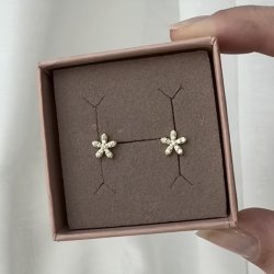 restikker DARLING FLOWER Forgyldt Slv