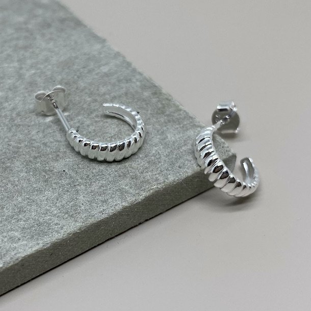 Hoops SUKI SMALL sterling slv