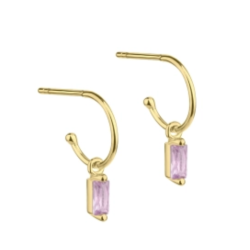 Aya restik creol rosa baguette forgyldt