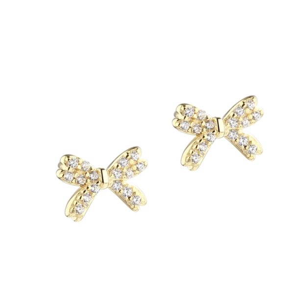 reringe sljfe DARLING BOW  Forgyldt Slv