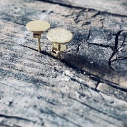 restikker - Mnt 8mm Forgyldt slv