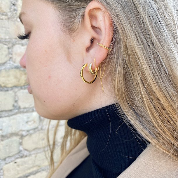 Chubby hoops - forgyldt