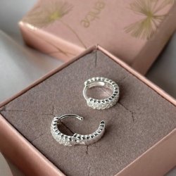 Hoops SWAY 13 mm Sterling Slv