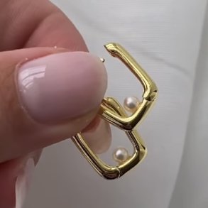 Hoops SECRET Forgyldt slv