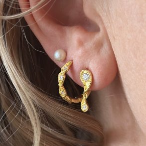 restikker BIG VIMS Forgyldt Slv