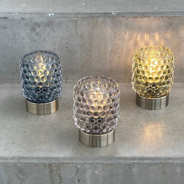 Lampe LED bubbles glas