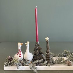 Figur tr t/kertelys 9x6x12cm keramik