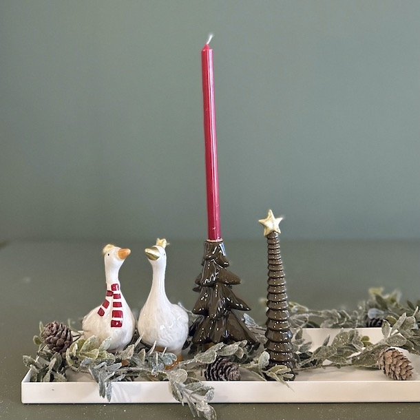 Figur tr t/kertelys 9x6x12cm keramik