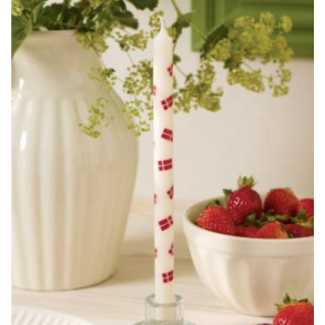 Kertelys dannebro flag stearin �1,3 H20 cm