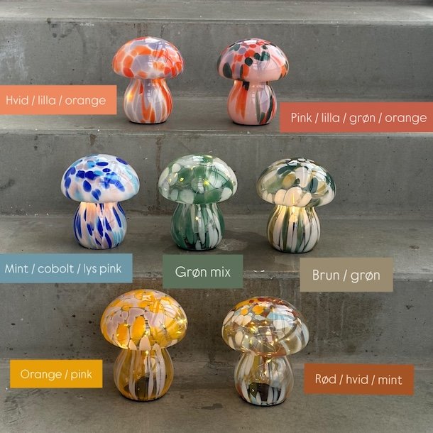 Lampe Mushy chips 16x13