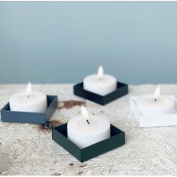 Store Hvide Fyrfadslys - st af 2