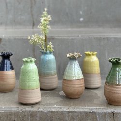 Vase half glace Keramik