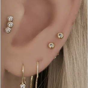 Agua restik Forgyldt slv