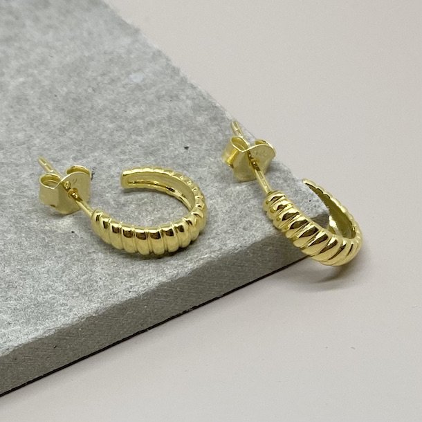 Hoops SUKI SMALL Forgyldt slv