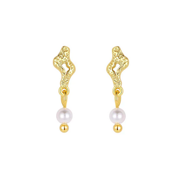 restikker Maree pearl forgyldt slv