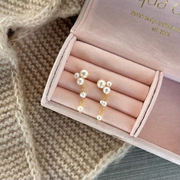 restikker bubbels short forgyldt slv