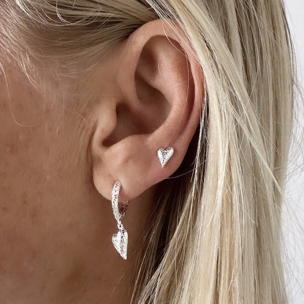 restikker hjerte LOVE ME SMALL Sterling Slv