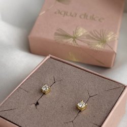 restikker KAYA BIG CLEAR forgyldt slv