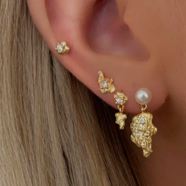 restikker Enya elements forgyldt slv