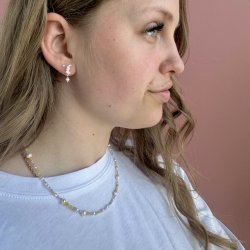 �restikker PRETTY PEARL ONE Sterling S�lv