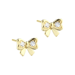 restikker NICE BOW  Forgyldt Slv