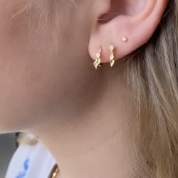 restik Showa Dangle Forgyldt slv