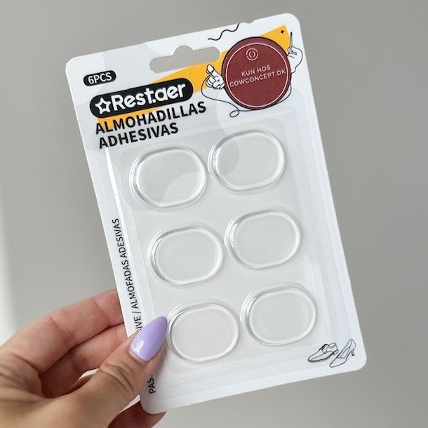 Sm silikone indlg til sko - 6 stk