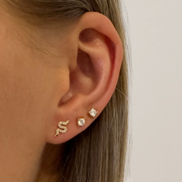 restikker DARLING SNAKE Forgyldt Slv