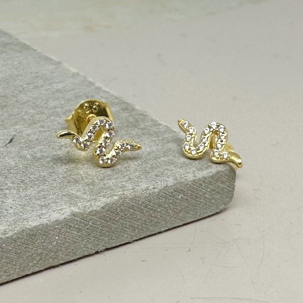 restikker DARLING SNAKE Forgyldt Slv