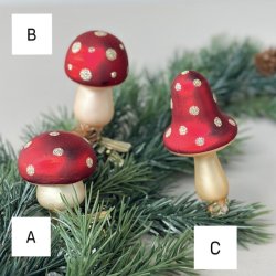 Svamp m/clips rd/hvid Glas