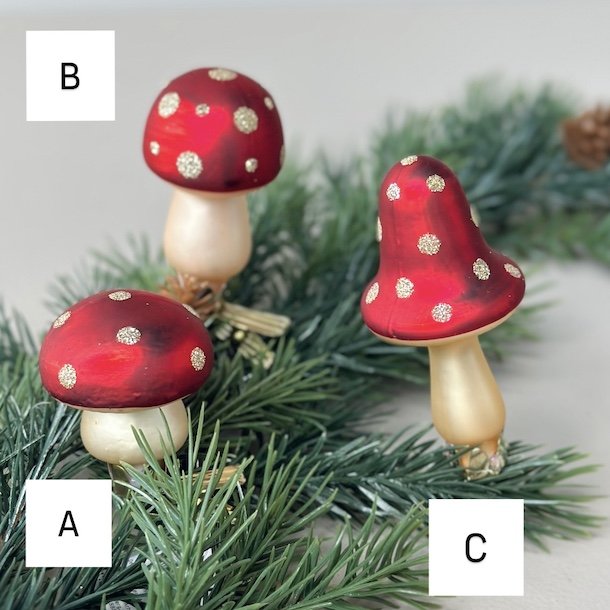 Svamp m/clips rd/hvid Glas