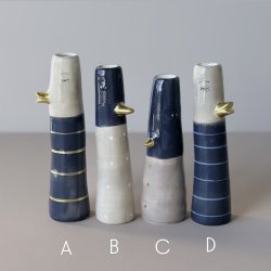 Vase ansigt med nb keramik