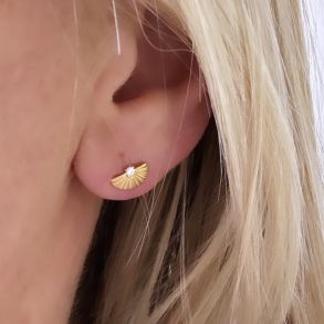 restikker KAYA FAN  Forgyldt Slv