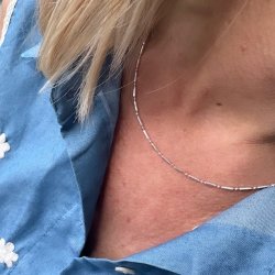 Halskde MALENA Sterling Slv