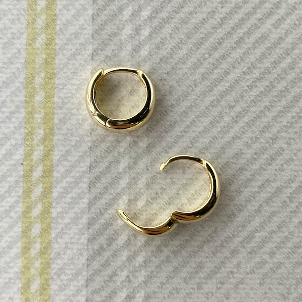 Chubby hoops - forgyldt
