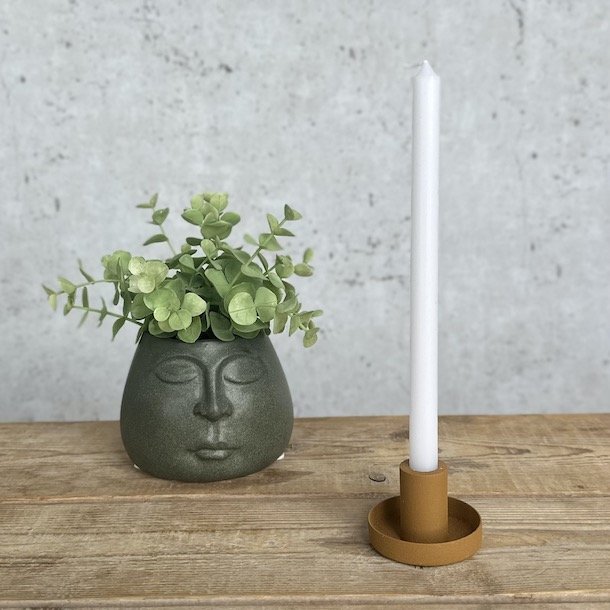 Smalle kertelys hvid - 6 pack