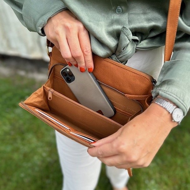 Live Annie multi crossbody - skind