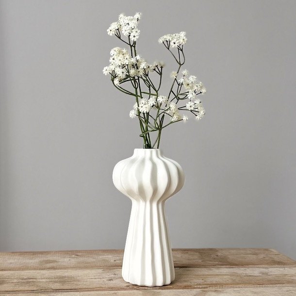 Brudeslr hvid H 60 cm