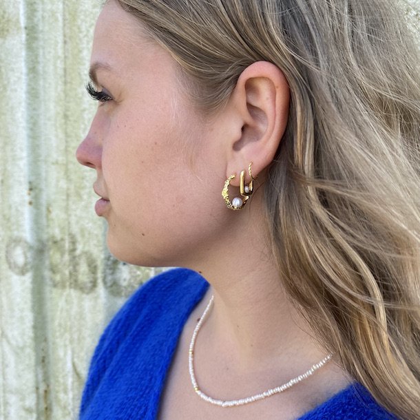 Kristel perlekde forgyldt