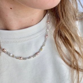 Halskde FRESA ROSE Sterling slv