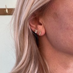 restikker Halley petite forgyldt slv