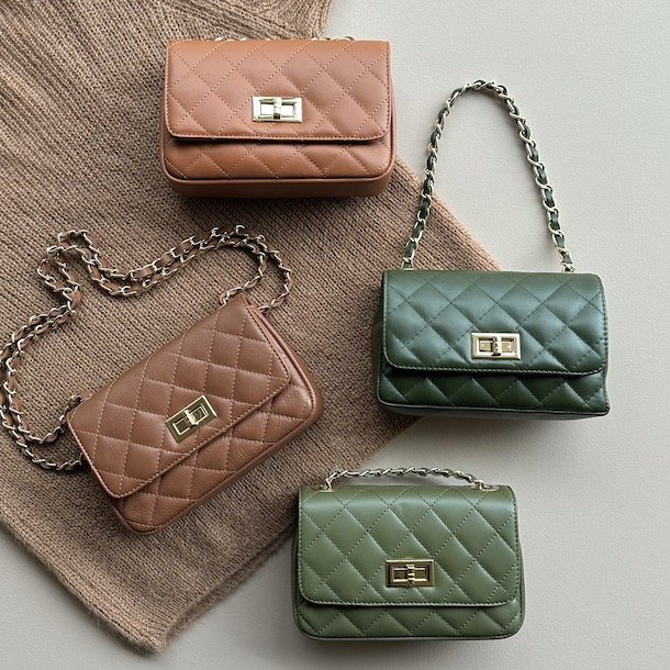 Crossbody ladylike CLASSIC skind